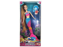 14inch Solid Body Mermaid W/L_M toys