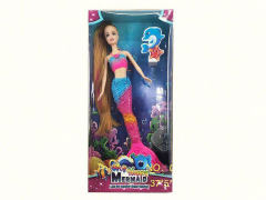 14inch Solid Body Mermaid W/L_M toys