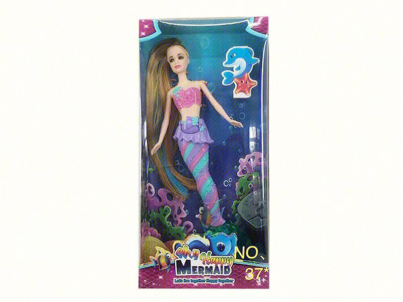 14inch Solid Body Mermaid W/L_M toys