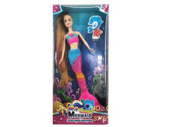 14inch Solid Body Mermaid W/L_M toys