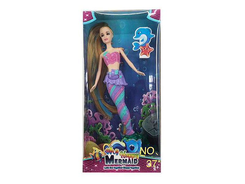 14inch Solid Body Mermaid W/L_M toys