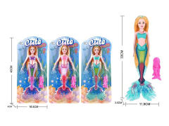 33cm Mermaid Set W/L(3C) toys