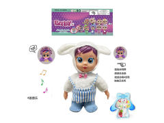 36CM B/O Walking Dancing Solid Body Doll & Beading Set toys