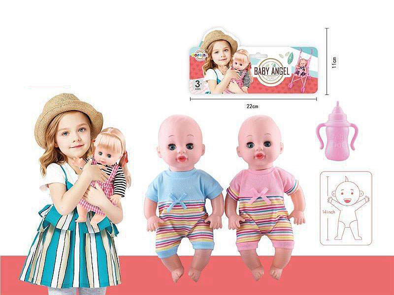 14inch Empty Body Doll Set W/IC(2C) toys