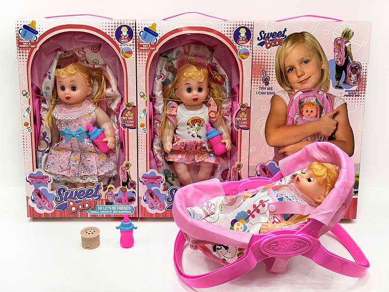 12inch Doll Set W/IC(2S) toys