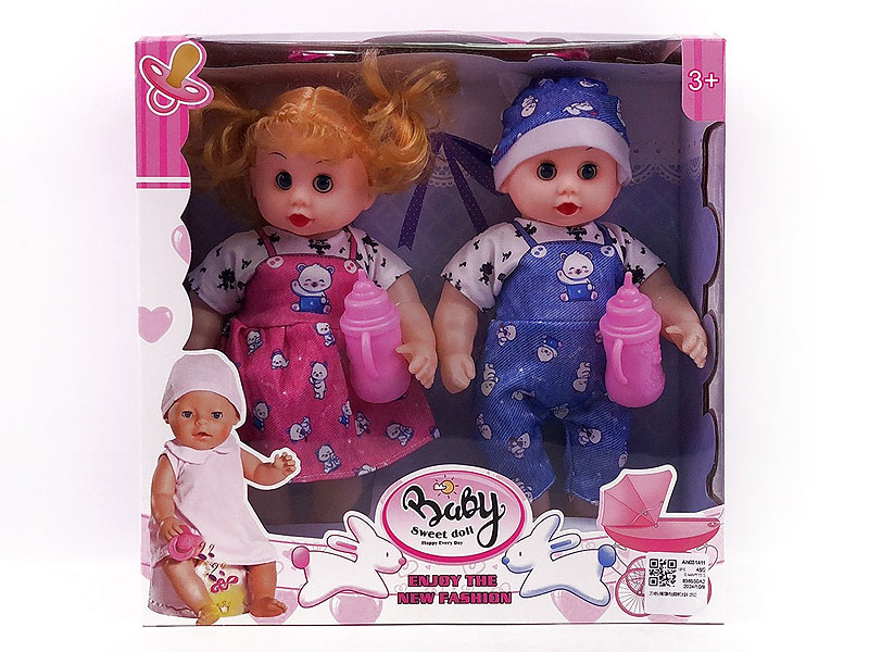 27CM Empty Body Doll W/L_M(2in1) toys