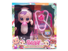 14inch Crying Baby Set W/M(6S) toys