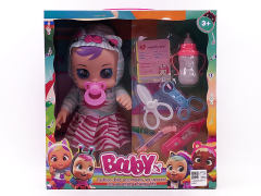 14inch Crying Baby Set W/M(6S) toys