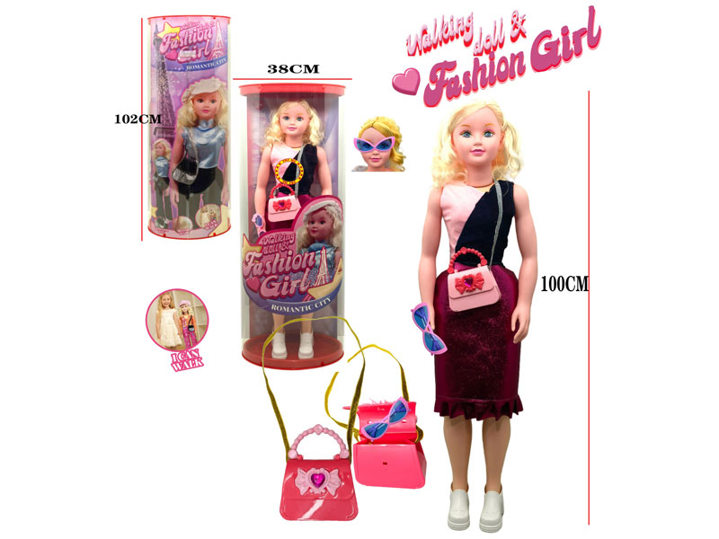 105CM Fashion And Walking Doll W/M toys