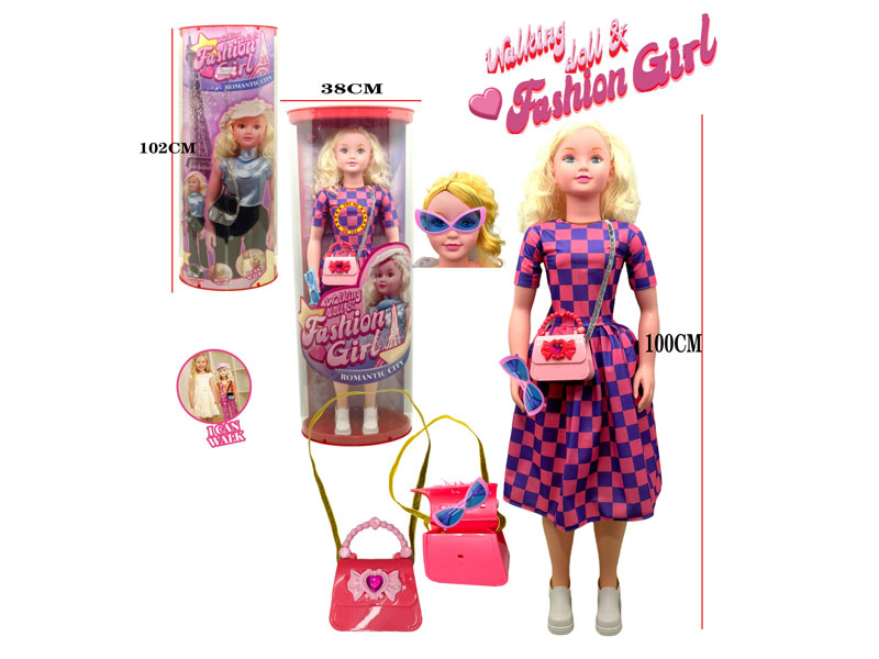 105CM Fashion And Walking Doll W/M toys