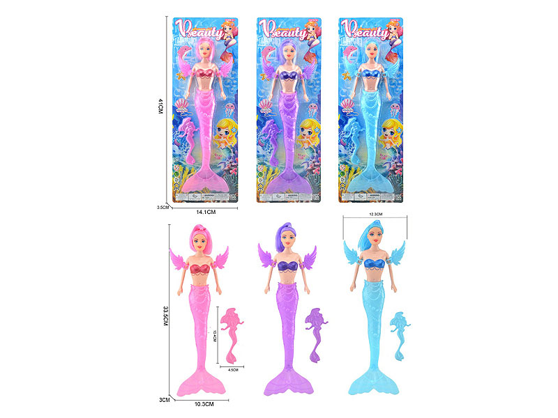 33.5CM Mermaid W/L & Mermaid(3C) toys