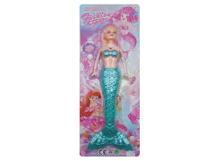 11inch Solid Body Mermaid W/L(4C) toys