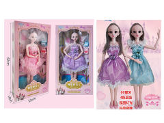 60CM Solid Body Doll Set W/L(4C) toys