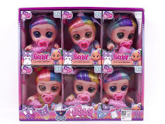 8inch Crying Baby Set W/M(6S) toys