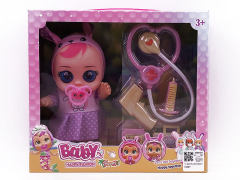 8inch Crying Baby Set W/M(6S) toys