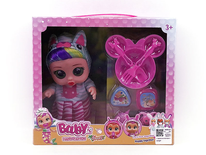 8inch Crying Baby Set W/M(6S) toys