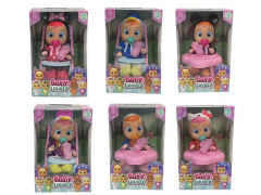 6inch Solid Body Cry Babys Set W/IC(6S) toys