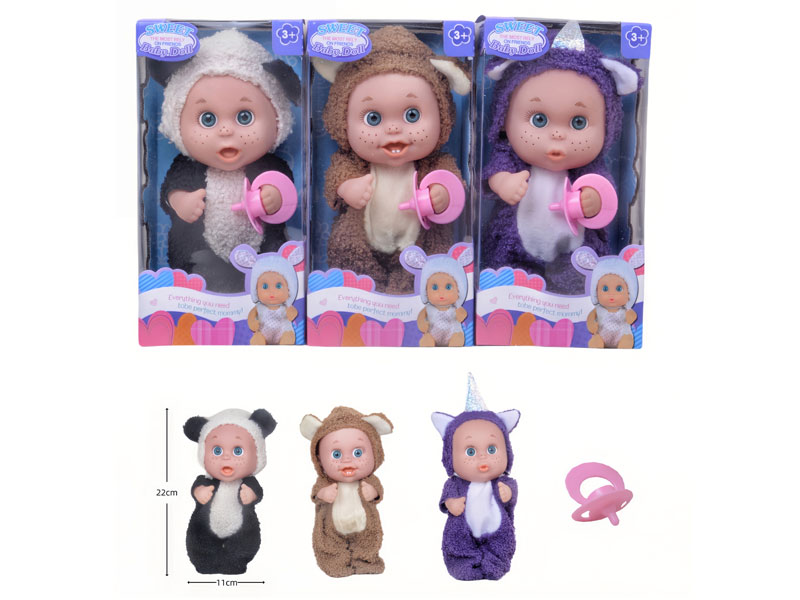 9.5inch Doll Set W/IC(3S) toys