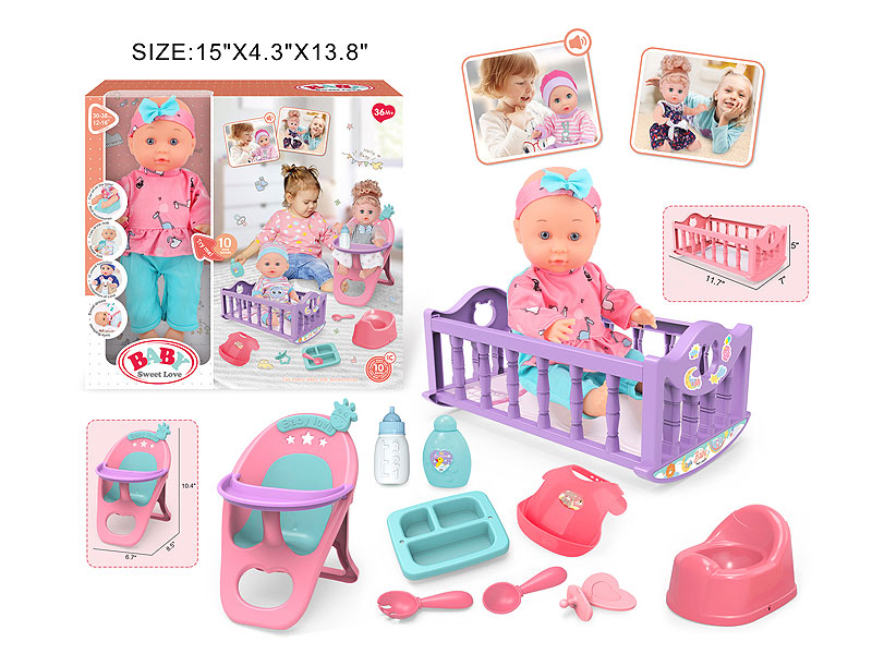 13inch Doll Set W/IC toys