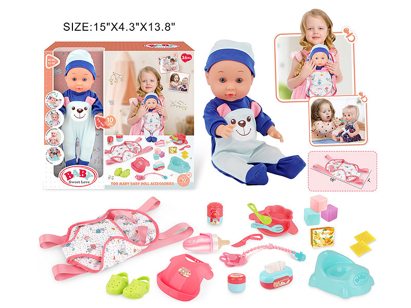 13inch Doll Set W/IC toys