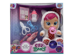 14inch Crying Baby Set W/M toys