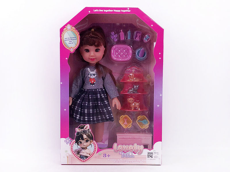 14inch Empty Body Doll Set W/M toys