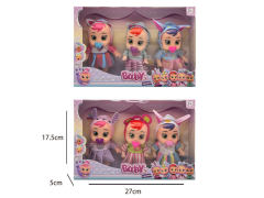 5inch Solid Body Cry Baby W/IC(3in1) toys