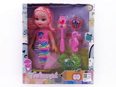 10inch Empty Body Mermaid Set W/M(3S) toys