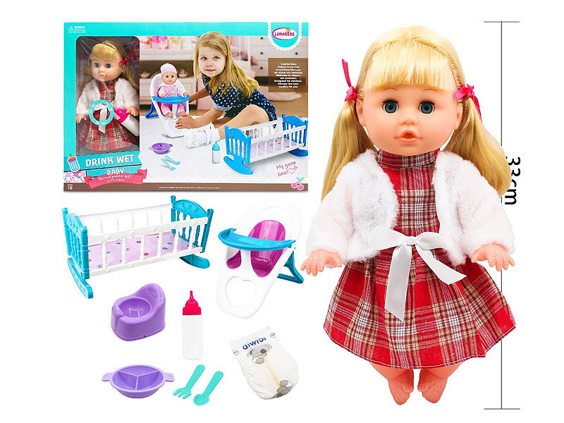 14inch Moppet Set W/IC toys