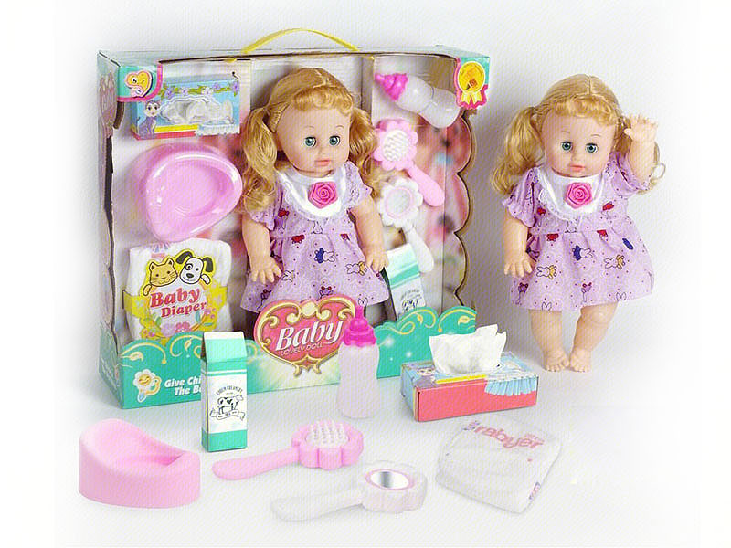 14inch Moppet Set W/IC toys