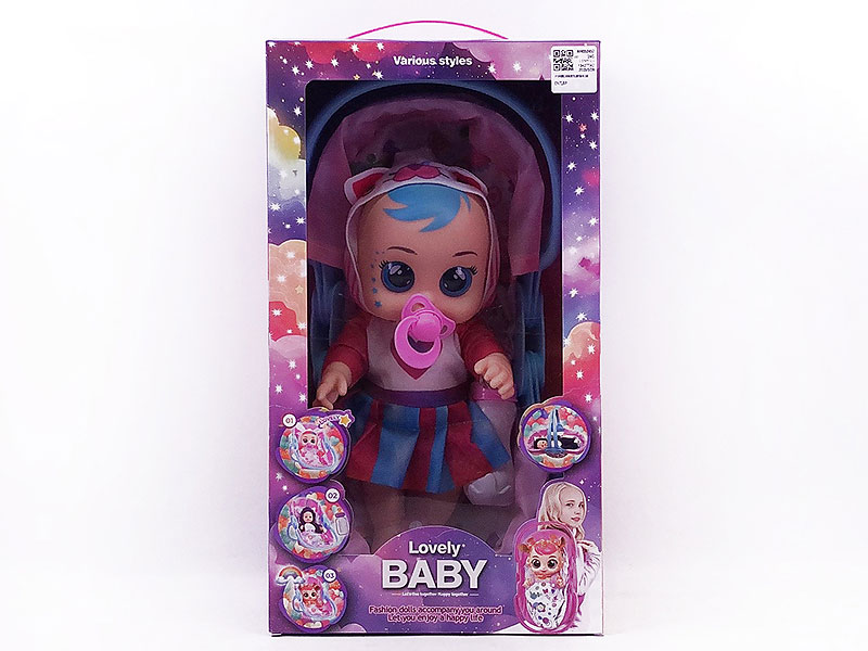 14inch Crying Baby Set W/IC(6S) toys