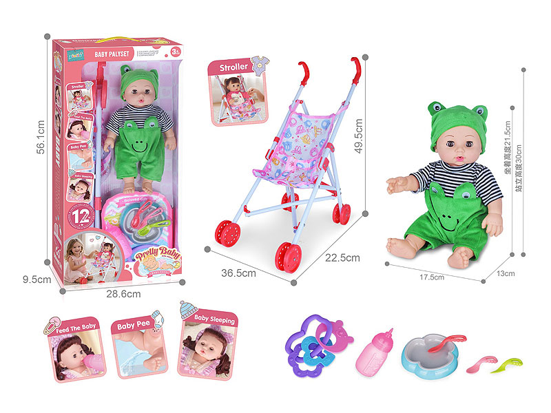 14inch Empty Body Moppet Set W/IC toys