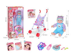 14inch Empty Body Moppet Set W/IC toys