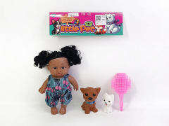 8inch Brow Moppet Set W/IC toys