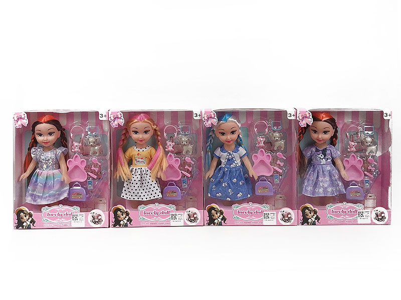 10inch Empty Body Doll Set W/M(4S) toys