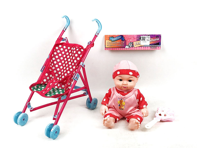 10inch Empty Body Doll W/IC & Go-Cart toys