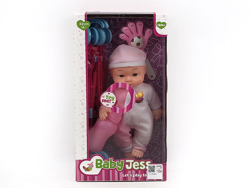 10inch Empty Body Doll Set W/IC toys