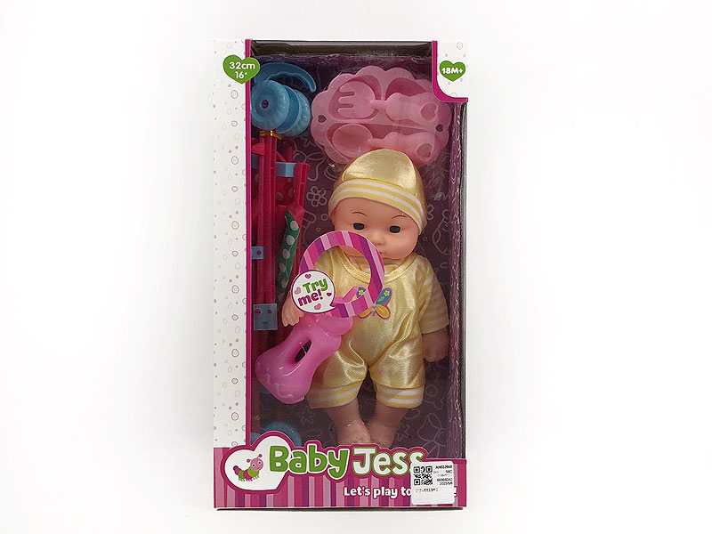 10inch Empty Body Doll Set W/IC toys