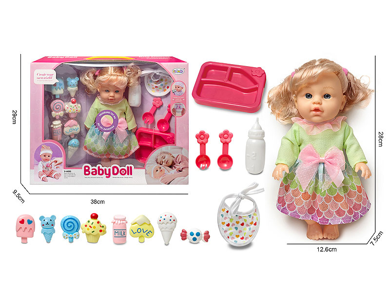 12inch Moppet Set W/IC toys