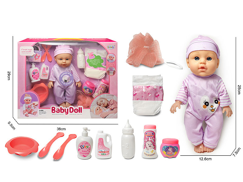 12inch Moppet Set W/IC toys