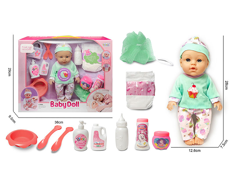 12inch Moppet Set W/IC toys