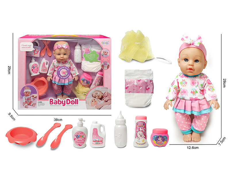 12inch Moppet Set W/IC toys