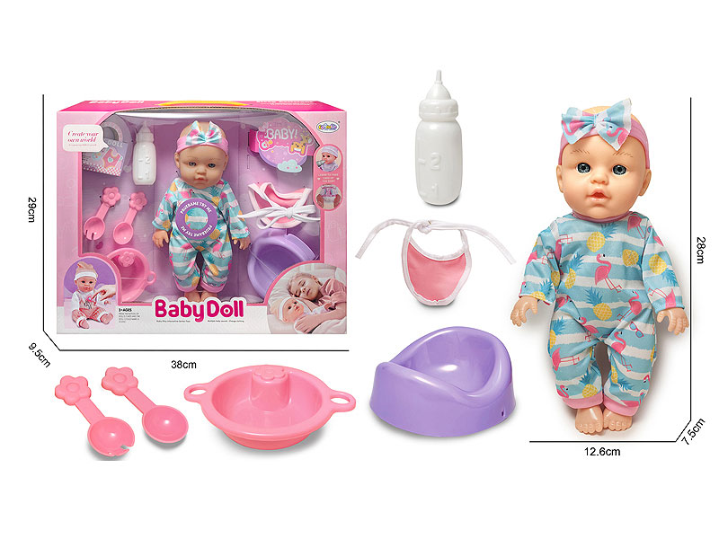 12inch Moppet Set W/IC toys