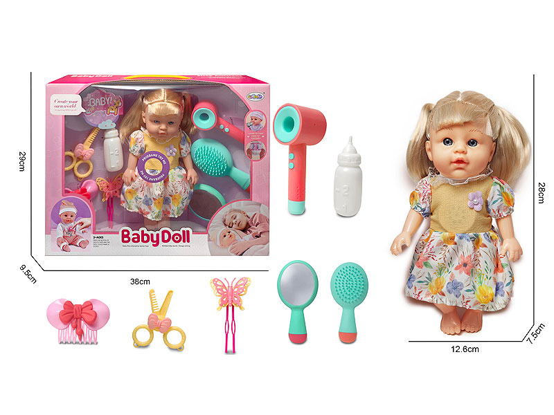 12inch Moppet Set W/IC toys