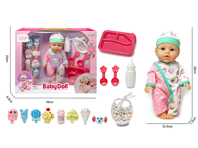 12inch Moppet Set W/IC toys