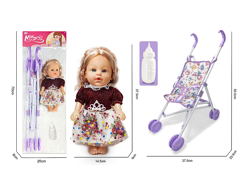 12inch Moppet Set W/IC toys