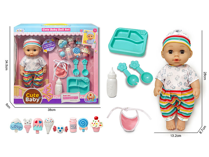 12inch Moppet Set W/IC toys