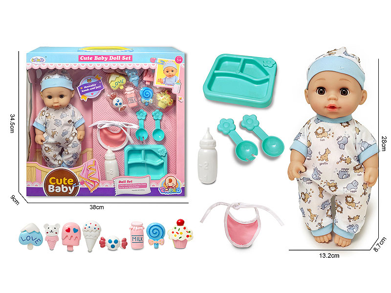 12inch Moppet Set W/IC toys