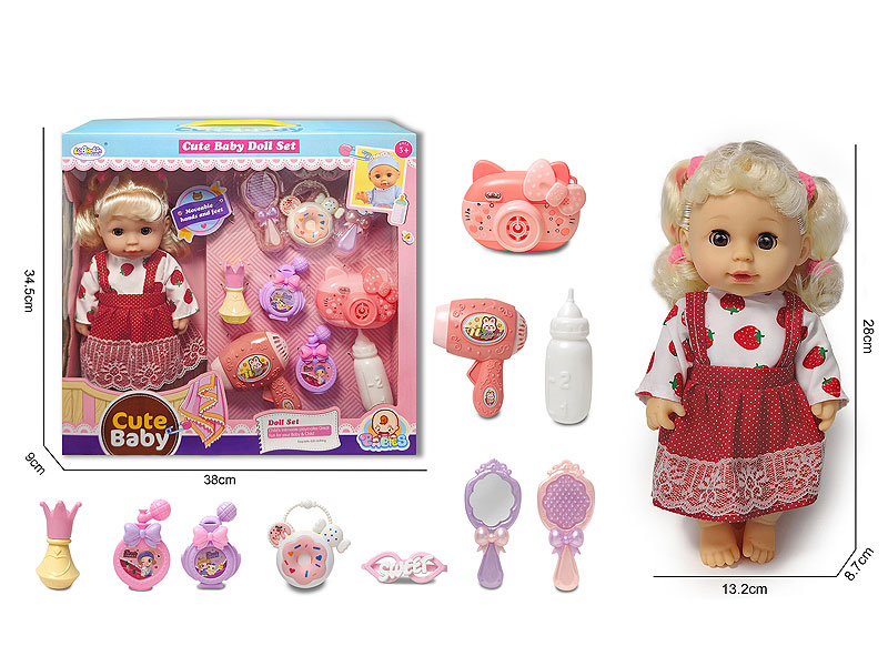 12inch Moppet Set W/IC toys
