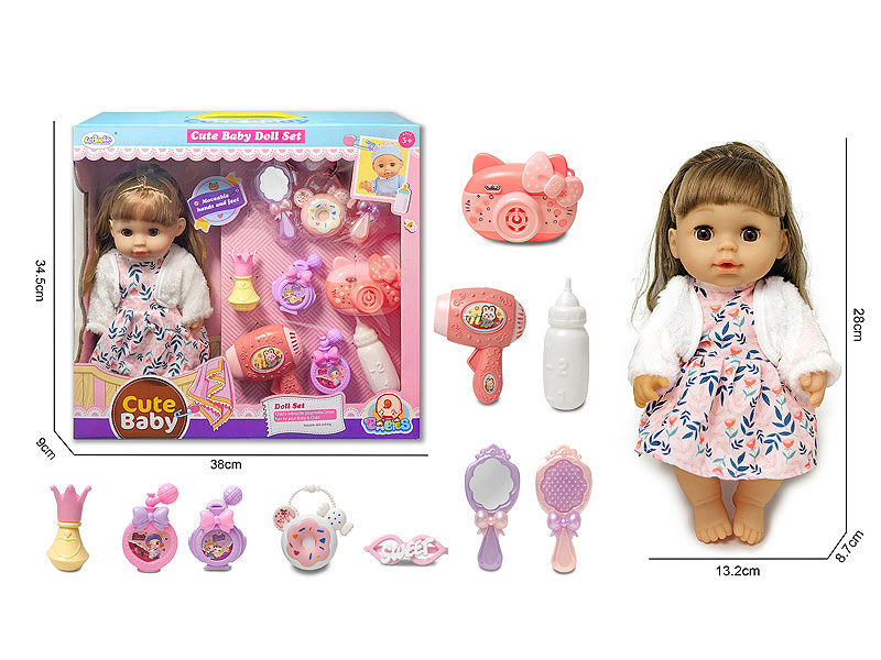 12inch Moppet Set W/IC toys
